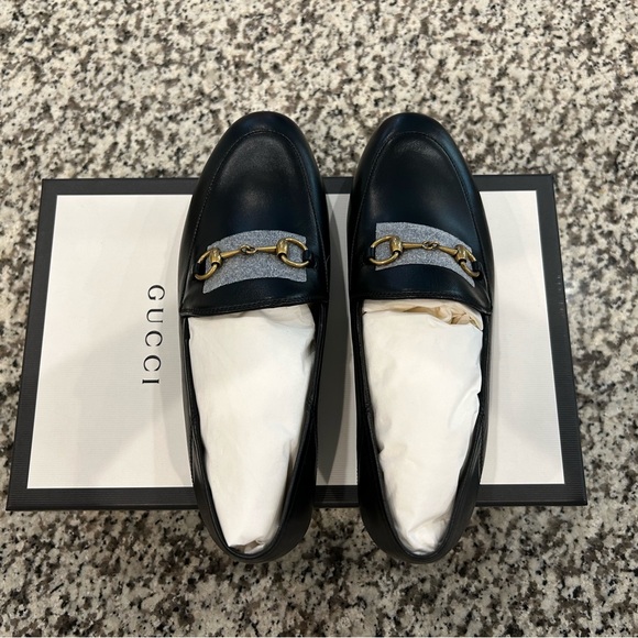Brand New Gucci Agnello Plonge Horsebit Loafers with Box.Size 37.